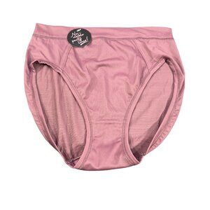 Bali Women's Size Medium 6 Panty Hi Cut Smoothing Mauve New With Tags